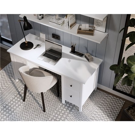 HEMNES ХЕМНЭС Письменный стол, белая морилка