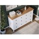 Комод 8 ящиков ХЕМНЭС (КЫМОР) белый/светло-коричневый (3уп.)
