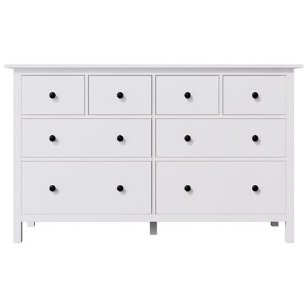 Комод 8 ящиков ХЕМНЭС (КЫМОР) белый