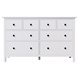 Комод 8 ящиков ХЕМНЭС (КЫМОР) белый