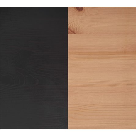 Комод 6 ящиков ХЕМНЭС (КЫМОР) черный/светло-коричневый (2уп.)