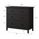 Комод 3 ящика ХЕМНЭС (КЫМОР) черный (2уп.) Комод 3 ящика ХЕМНЭС (КЫМОР) черный (2уп.)