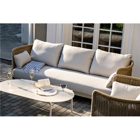 "Аликанте" лаунж-зона из искусственного ротанга, цвет соломенный