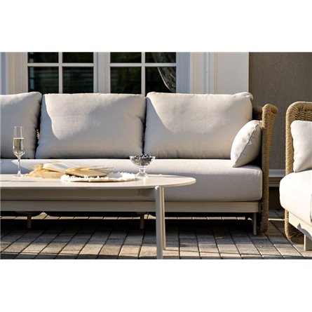 "Аликанте" лаунж-зона из искусственного ротанга, цвет соломенный