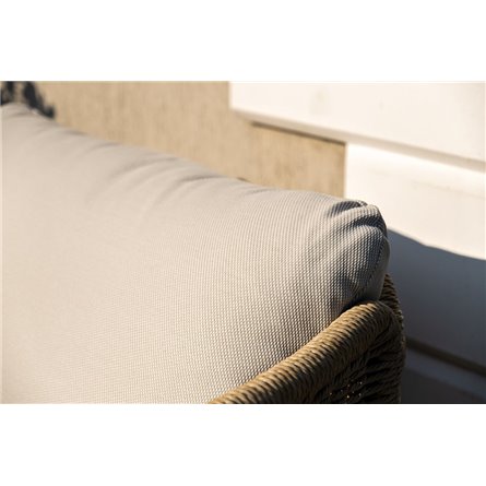 "Аликанте" лаунж-зона из искусственного ротанга, цвет соломенный