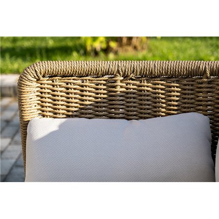 "Аликанте" лаунж-зона из искусственного ротанга, цвет соломенный