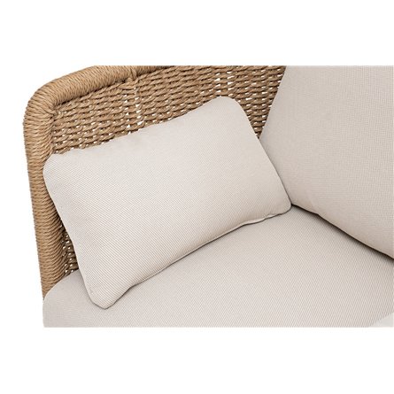 "Аликанте" лаунж-зона из искусственного ротанга, цвет соломенный