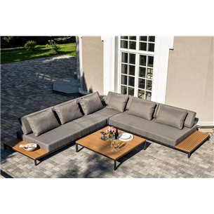 "Амальфия" трансформирующаяся лаунж-зона из алюминия, цвет графит