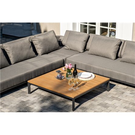 "Амальфия" трансформирующаяся лаунж-зона из алюминия, цвет графит