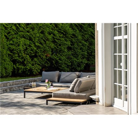 "Амальфия" трансформирующаяся лаунж-зона из алюминия, цвет графит