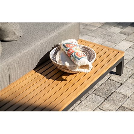 "Амальфия" трансформирующаяся лаунж-зона из алюминия, цвет графит