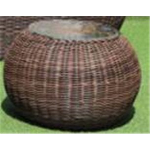 "Барселона" кофейный столик из искусственного ротанга, цвет соломенный