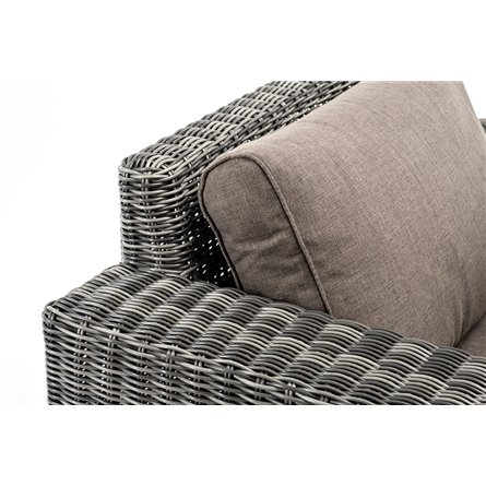 "Боно" кресло из искусственного ротанга, цвет графит