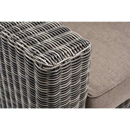 "Боно" кресло из искусственного ротанга, цвет графит