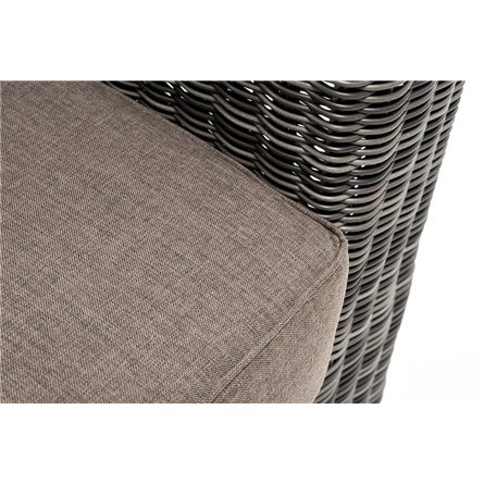 "Боно" кресло из искусственного ротанга, цвет графит