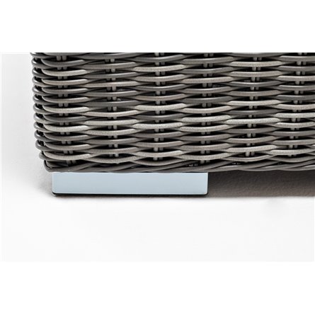 "Боно" кресло из искусственного ротанга, цвет графит