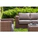 "Барселона" лаунж-зона из искусственного ротанга, цвет коричневый "Барселона" лаунж-зона из искусственного ротанга, цвет коричневый