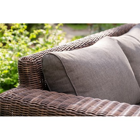 "Барселона" лаунж-зона из искусственного ротанга, цвет коричневый