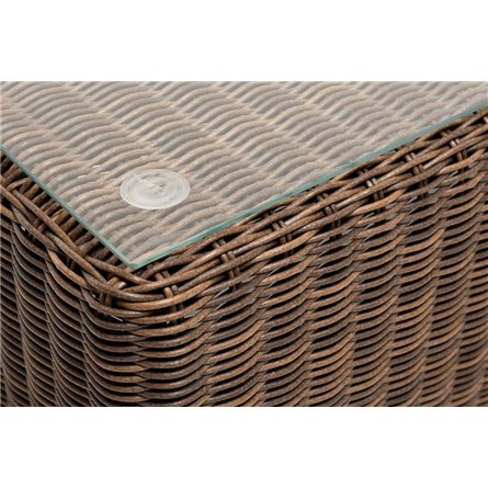 "Барселона" лаунж-зона из искусственного ротанга, цвет коричневый