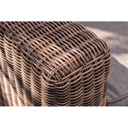 "Барселона" лаунж-зона из искусственного ротанга, цвет соломенный