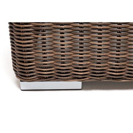 "Боно" лаунж-зона из искусственного ротанга, цвет коричневый