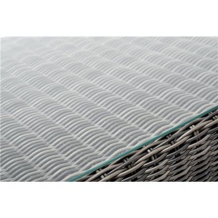 "Боно" журнальный столик из искусственного ротанга, цвет графит