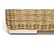 "Боно" журнальный столик из искусственного ротанга, цвет соломенный