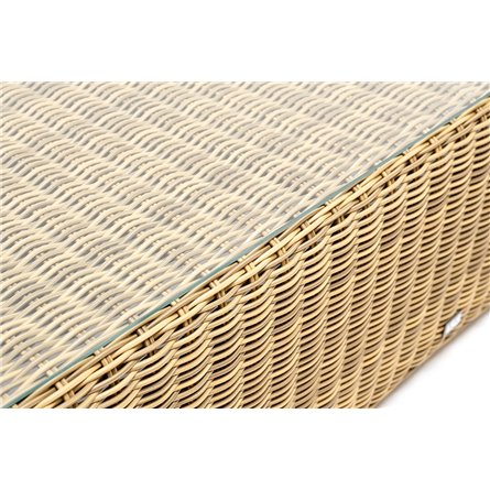 "Боно" журнальный столик из искусственного ротанга, цвет соломенный