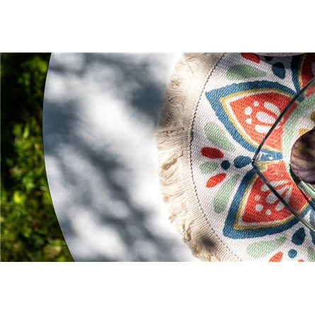 "Диего" лаунж-зона 4-местная плетеная из роупа (веревки), каркас алюминиевый белый, роуп бежевый