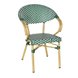 "Грас" плетеный стул из искусственного ротанга, цвет зеленый