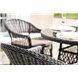 "Дольче" обеденная группа из искусственного ротанга, цвет графит