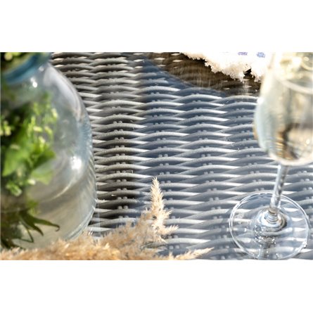 "Дольче" обеденная группа из искусственного ротанга, цвет графит