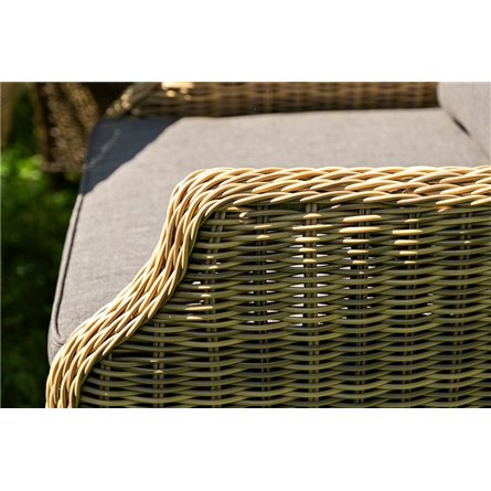 "Эспрессо–150 N" обеденная группа плетеная, цвет соломенный