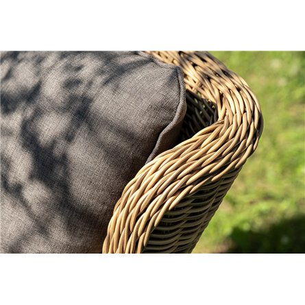 "Эспрессо–150 N" обеденная группа плетеная, цвет соломенный