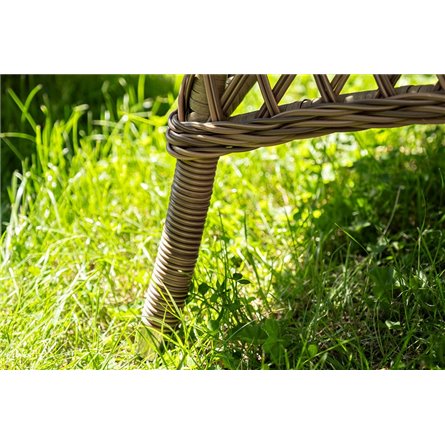 "Эспрессо–150 N" обеденная группа плетеная, цвет соломенный