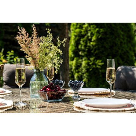 "Эспрессо–150 C" обеденная группа плетеная, цвет соломенный