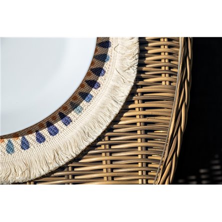 "Эспрессо–150 C" обеденная группа плетеная, цвет соломенный