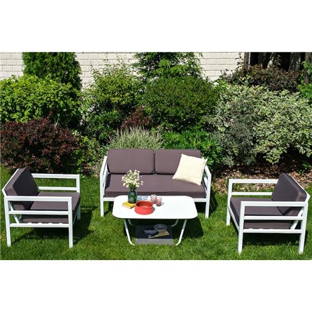 "Эстелья" диван двухместный, алюминиевый каркас