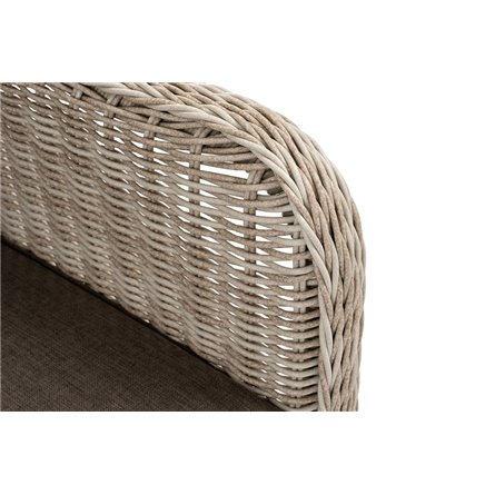 "Гляссе" кресло плетеное из искусственного ротанга, цвет бежевый