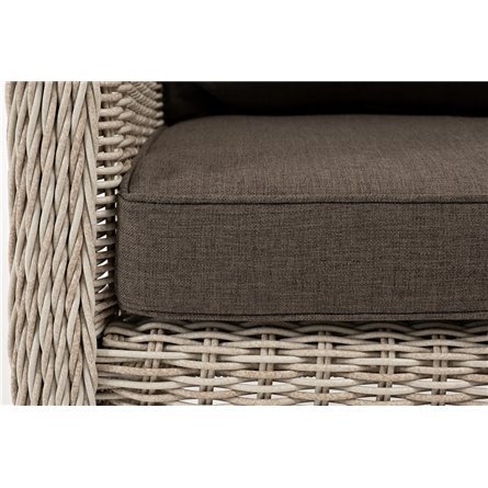 "Гляссе" кресло плетеное из искусственного ротанга, цвет бежевый