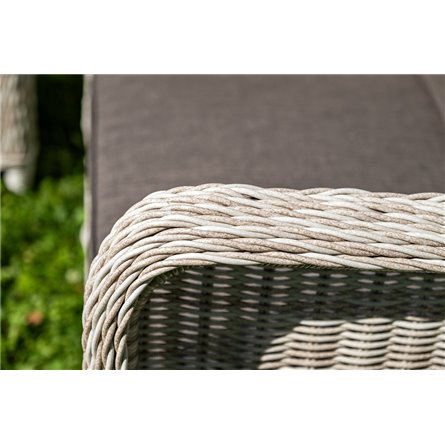 "Гляссе" лаунж-зона из искусственного ротанга, цвет бежевый