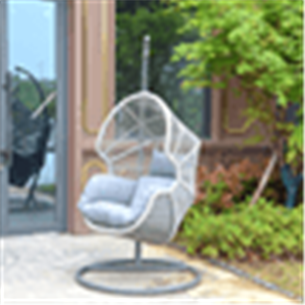 "Апулия" подвесное кресло из искусственного ротанга, цвет серый