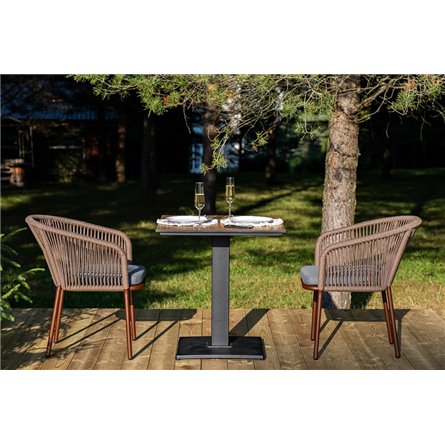 "Каффе" обеденная группа на 2 персоны, цвет "дуб"