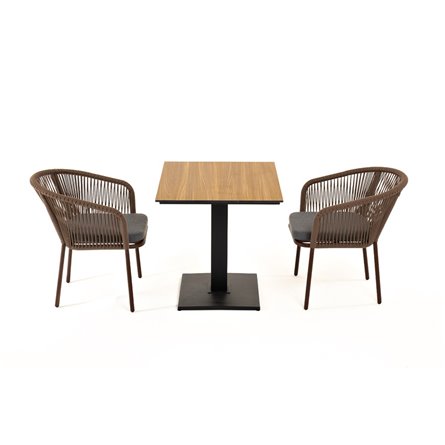 "Каффе" обеденная группа на 2 персоны, цвет "дуб"