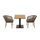 "Каффе" обеденная группа на 2 персоны, цвет "дуб" "Каффе" обеденная группа на 2 персоны, цвет "дуб"