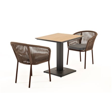 "Каффе" обеденная группа на 2 персоны, цвет "дуб"