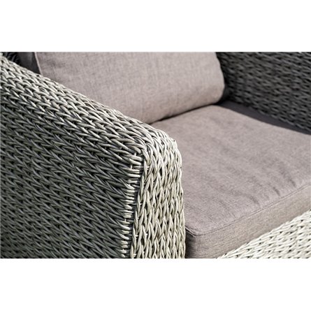 "Кальяри" лаунж-зона из искусственного ротанга (гиацинт), цвет серый
