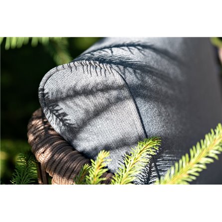 "Канны" лаунж-зона 5-местная плетеная из роупа (веревки), роуп коричневый