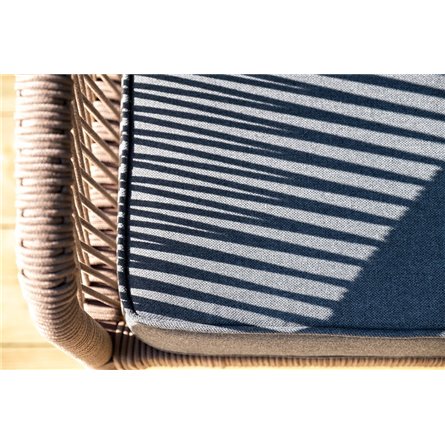 "Канны" лаунж-зона 5-местная плетеная из роупа (веревки), роуп коричневый