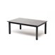 "Канны" журнальный столик из HPL 90х60, H40, каркас серый (RAL 7024), цвет столешницы "серый гранит"